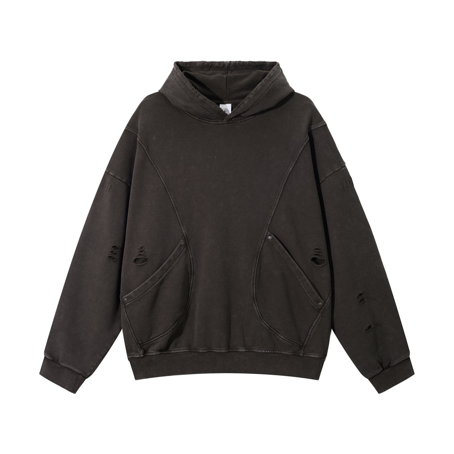 Medium 340gsm Oversized Cotton Hoodie - Adult