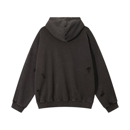 Medium 340gsm Oversized Cotton Hoodie - Adult