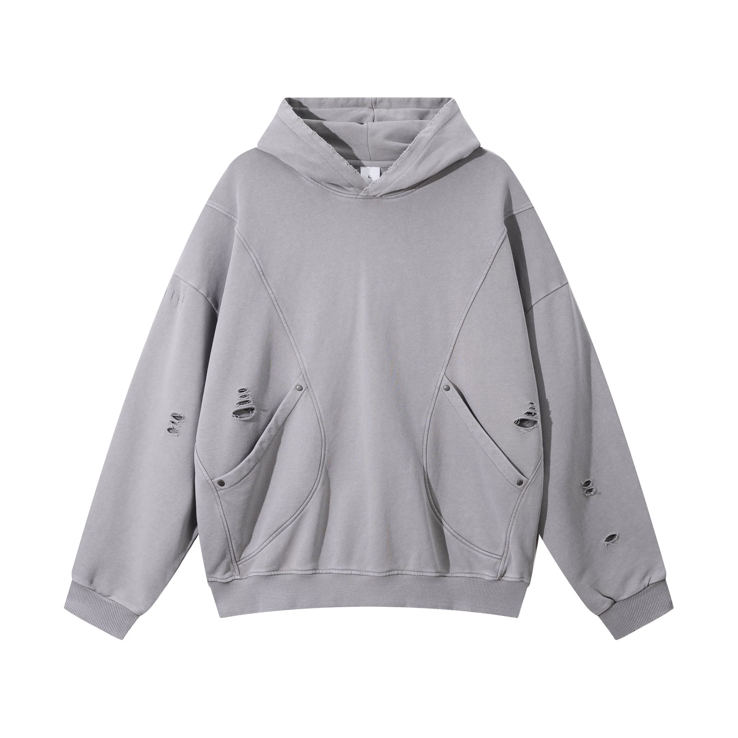Medium 340gsm Oversized Cotton Hoodie - Adult