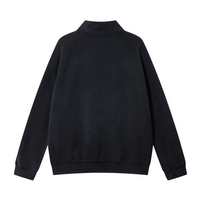 Heavy 365gsm Oversized Quarter Zip Hoodie - Adult