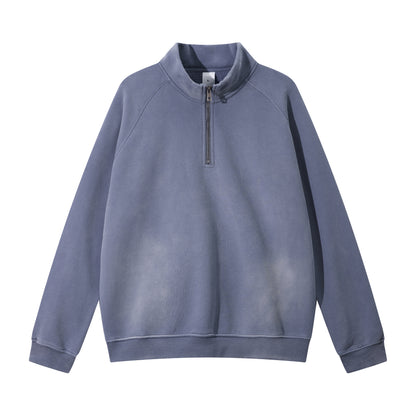Heavy 365gsm Oversized Quarter Zip Hoodie - Adult
