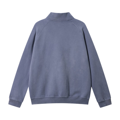 Heavy 365gsm Oversized Quarter Zip Hoodie - Adult