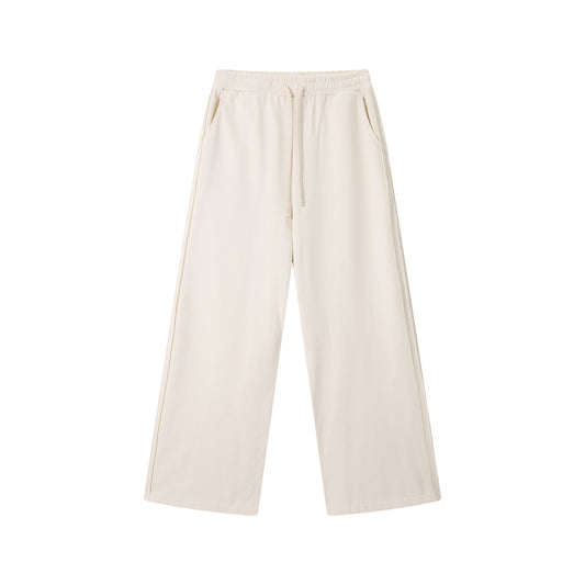 Extra-Heavy 450gsm Wide Leg Fleece Blend Trackies - Adult