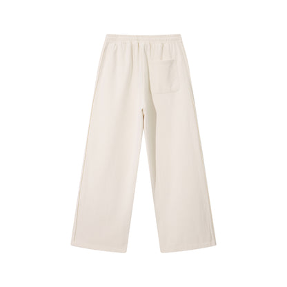 Extra-Heavy 450gsm Wide Leg Fleece Blend Trackies - Adult