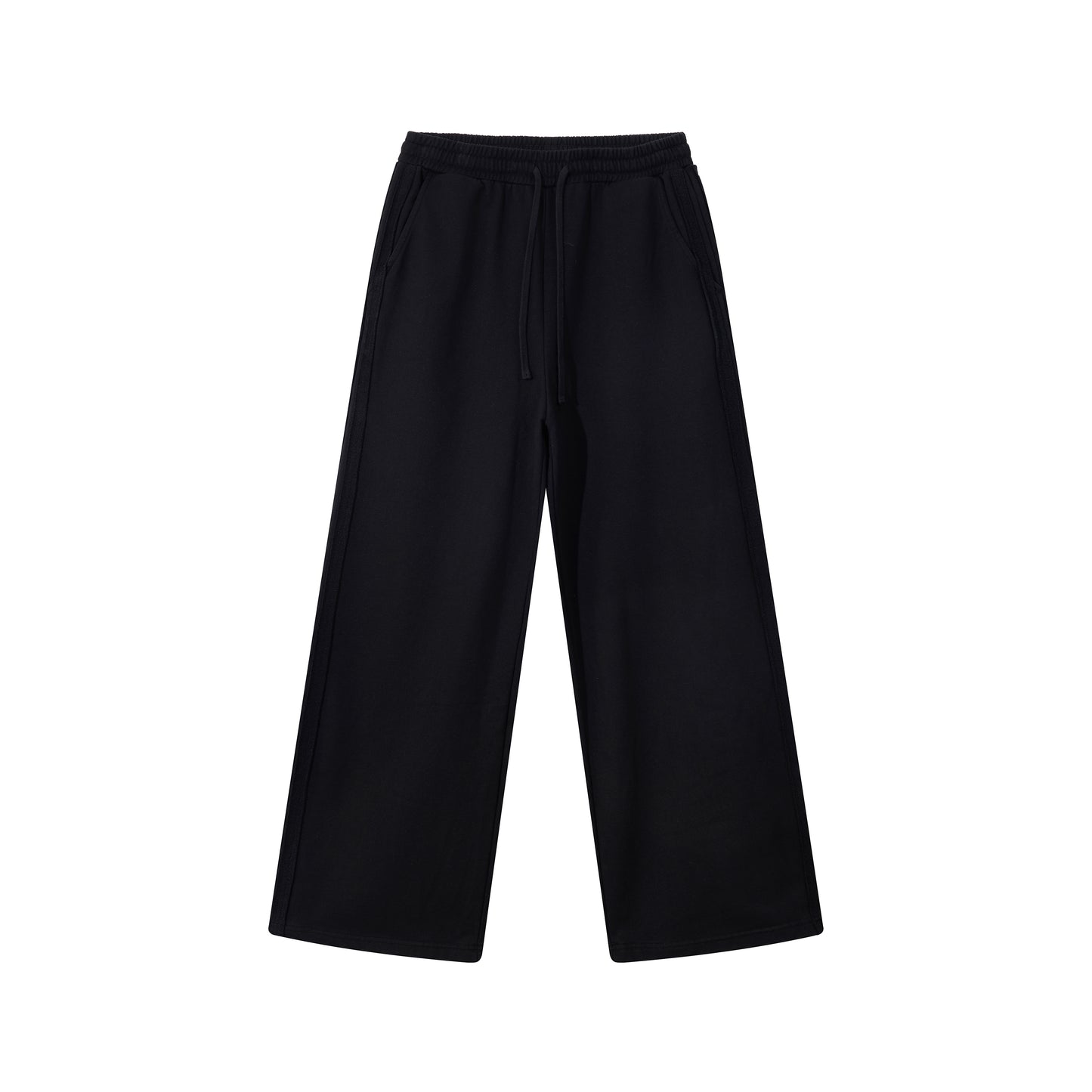 Extra-Heavy 450gsm Wide Leg Fleece Blend Trackies - Adult