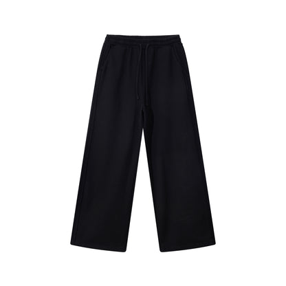 Extra-Heavy 450gsm Wide Leg Fleece Blend Trackies - Adult
