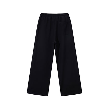 Extra-Heavy 450gsm Wide Leg Fleece Blend Trackies - Adult