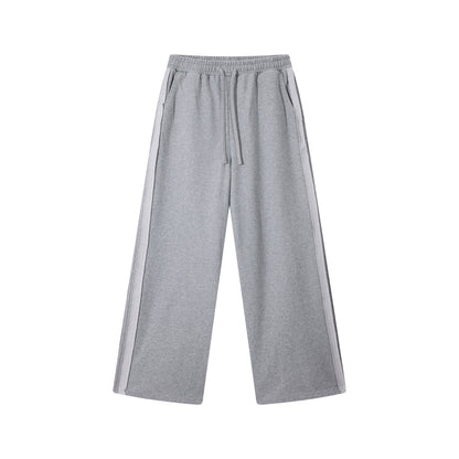 Extra-Heavy 450gsm Wide Leg Fleece Blend Trackies - Adult