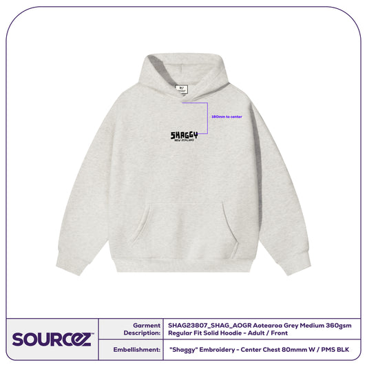 Hot Chips Medium 360gsm Regular Fit Solid Hoodie - Adult