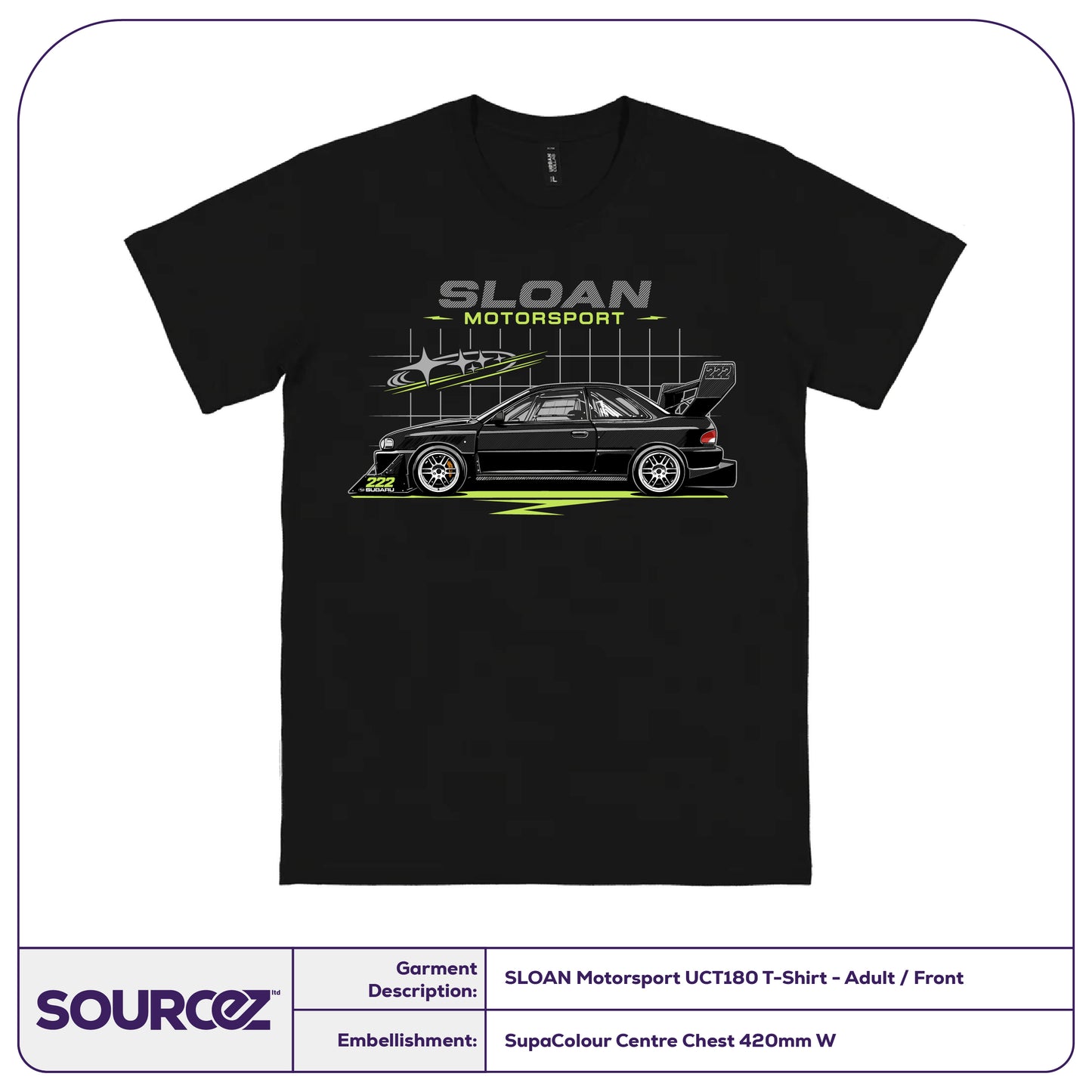Sloan Motorsport UCT180 T-Shirt - Adult