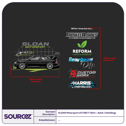 Sloan Motorsport UCT180 T-Shirt - Adult