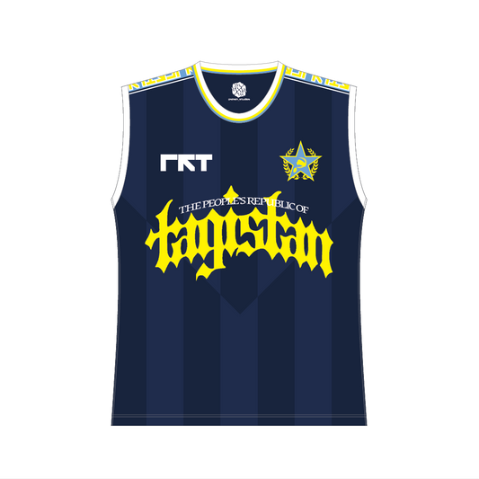 PRT Navy Wide Shoulder Singlet / Ladies